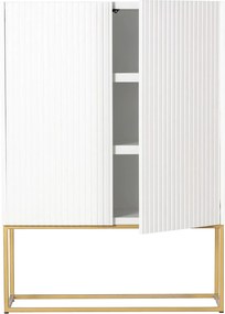 Skriňa Wavy white