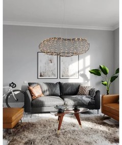 ByRydens 4201260-4002 - LED Luster na lanku HAYDEN LED/20W/230V čierna