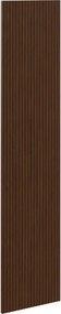 Mexen Mexen, Rýhované čelo pre korpus kúpeľňovej skrinky 35 x 160 cm (1 ks), orech, 91A21-1600-300-1-86