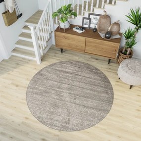 Koberec SARI T006A B1X tmavosivý kruh
