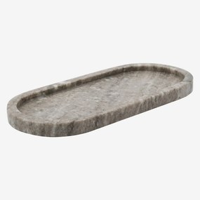 Meraki Podnos Marble tmavo béžový veľký 28cm veľká (dĺžka 28cm)