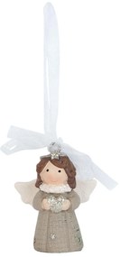 Závesný vianočný anjelik - 4 * 3 * 5 cm