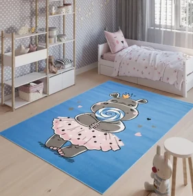 Koberec do detskej izby s hrošíkom Šírka: 140 cm | Dĺžka: 200 cm