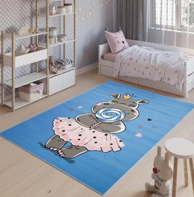 Koberec do detskej izby s hrošíkom Šírka: 80 cm | Dĺžka: 150 cm