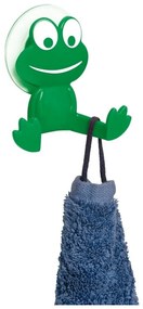 Zelený nástenný háčik Wenko Frog