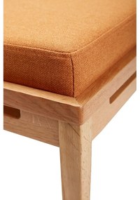 Oranžovo-krémová lavica Amber – Hübsch