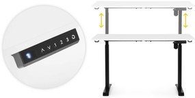 ModernHome Elektrický písací stôl 140x70 cm - nastavenie výšky 76-121 cm ModernHome