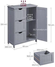 Kúpeľňová skrinka BBC049G02