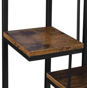 Nástenný stojan na kvety HAGART RUSTIC čierny