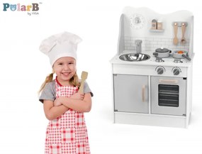 Detská kuchynka Viga 44049 PolarB eco sivá