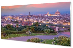 Nástenný panel  rieka Taliansko Panorama 125x50 cm