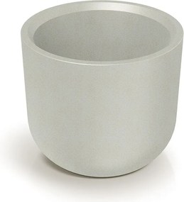 Plastový květináč MOLTAS ROUND HIGH 60 cm pískový