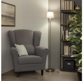 Brilagi - LED stojacia lampa CERIA 1xE27/40W/230V priemer 20,5 cm sivá/matný chróm