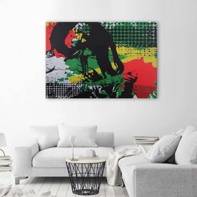 Obraz na plátně Bob Marley Reggae hudba - 90x60 cm