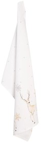Bavlnená utierka s jeleňom Pastel Christmas - 50 * 70 cm