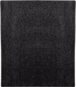 Vopi, AKCIA: 300x300 cm Kusový koberec Eton čierny 78 štvorec, čierna, chodba / predsieň