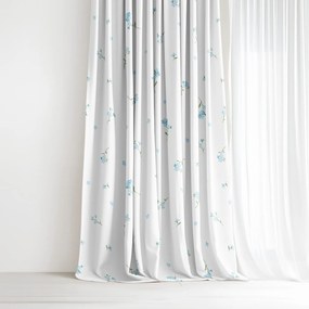 Goldea bavlnený záves - nezábudky 200x150 cm