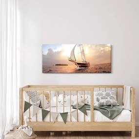 Obraz jachty (120x50 cm)