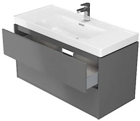 Cersanit - Crea skrinka pod umývadlo na dosku 100cm, šedá, S924-019