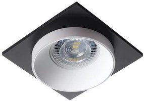KANLUX Stropné bodové vstavané osvetlenie MEUTO DSL, 92x92mm, hranaté, bieločierne