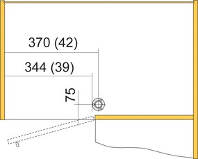 VIBO KARUSEL KCME760 1/2 kruh výsuvný sada