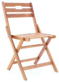 Záhradná stolová zostava Kled - 2 miesta, hnedá