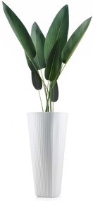 PLASTOVÝ KVETINÁČ MORA 39X81 CM BIELA