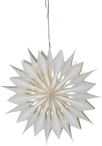 Biela vianočná svetelná dekorácia ø 45 cm Flinga - Star Trading
