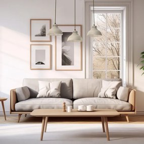 Luster na lanku SVEN 3xE27/15W/230V béžová