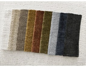 Biela ženilková rohová pohovka (pravý roh/s leňoškou) Leonore – Bobochic Paris