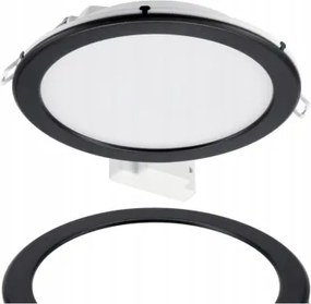 LED zapustený panel - 19w 2000lm 4000k + čierny rám