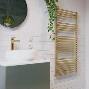 Isan Ikaria radiátor kombinovaný 73,2 x50 cm antické zlato DIKA07320500AZS