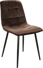 SI Mila Velvet stolička hnedý