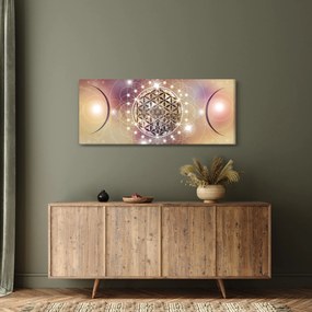Obraz - Mandala s elementmi (120x50 cm)