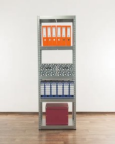 CELOKOVOVÝ REGÁL 180X60X40 5 POLÍC POZINKOVANÝ