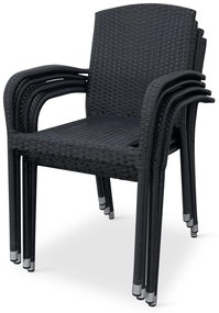 Záhradný jedálenský set Viking XL 190cm + 8x ratanová stolička Roma