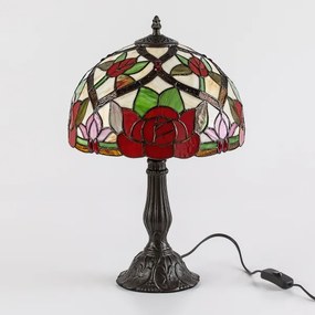 Brilagi - Tiffany vitrážová stolná lampa GARLAN 1xE27/40W/230V