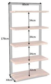 Knižnica/Regál Mammut 41628 85cm Drevo Acacia  - Komfort-nábytok