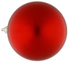 DECOLED Plastová guľa, priemer 20 cm, červená, lesklá, UV