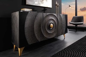 Luxusná komoda z masívu Golden Sunset Mango 140cm