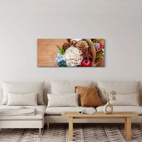 Obraz prúteného koša (120x50 cm)