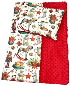 INTERMEDIC SK Zimný set do kočíka Luskáčik 73x73/50x30 cm