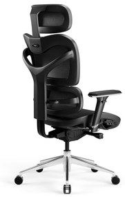 Kancelárska ergonomická stolička Diablo V-Commander, Čierno-Čierny