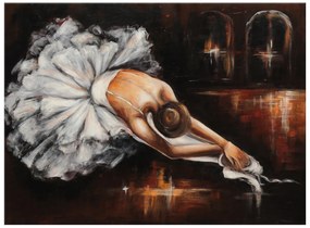 Gario Ručne maľovaný obraz Rozcvička baletky Rozmery: 70 x 100 cm