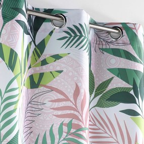 Zelený/ružový záves 140x260 cm Assana – douceur d'intérieur