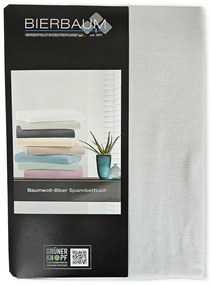 Bierbaum flanelová plachta Silber - 180 x 200 cm