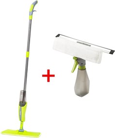 4home Výhodná upratovacia sada mop a stierka na okná