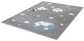 Lalee Detský kusový koberec Amigo 330 Silver Rozmer koberca: 80 x 150 cm