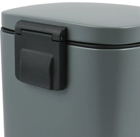 Spirella Pedálový odpadkový kôš soft-close Akira 12 l, matná sivá, 12 l