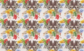 Fototapeta - Leopard v džungli (152,5x104 cm)